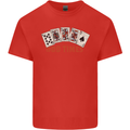 Poker Odd Times Funny Kids T-Shirt Childrens Red