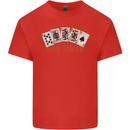 Poker Odd Times Funny Kids T-Shirt Childrens Red