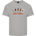 Poker Odd Times Funny Kids T-Shirt Childrens Sports Grey
