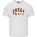 Poker Odd Times Funny Kids T-Shirt Childrens White