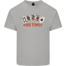 Poker Odd Times Funny Mens Cotton T-Shirt Tee Top Sports Grey