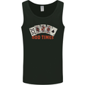 Poker Odd Times Funny Mens Vest Tank Top Black