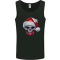 Poland Christmas Skull Xmas Polish Biker Flag Mens Vest Tank Top Black