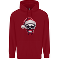 Polish Christmas Skull Xmas Poland Biker Flag Childrens Kids Hoodie Red