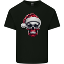Polish Christmas Skull Xmas Poland Biker Flag Mens Cotton T-Shirt Tee Top Black
