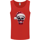 Polish Christmas Skull Xmas Poland Biker Flag Mens Vest Tank Top Red