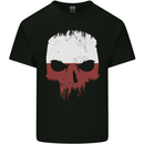 Polish Skull Poland Gym Flag Biker Mens Cotton T-Shirt Tee Top Black
