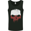 Polish Skull Poland Gym Flag Biker Mens Vest Tank Top Black