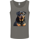 Polygon Rottweiler Dog Mens Vest Tank Top Charcoal