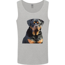 Polygon Rottweiler Dog Mens Vest Tank Top Sports Grey