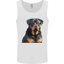 Polygon Rottweiler Dog Mens Vest Tank Top White