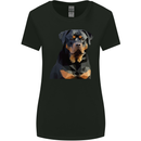 Polygon Rottweiler Dog Womens Wider Cut T-Shirt Black