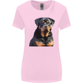 Polygon Rottweiler Dog Womens Wider Cut T-Shirt Light Pink