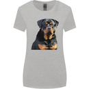 Polygon Rottweiler Dog Womens Wider Cut T-Shirt Sports Grey