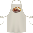 Polygonal Chameleon Cotton Apron 100% Organic Natural