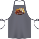 Polygonal Chameleon Cotton Apron 100% Organic Steel