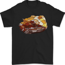 Polygonal Chameleon Mens T-Shirt 100% Cotton Black
