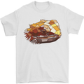 Polygonal Chameleon Mens T-Shirt 100% Cotton White