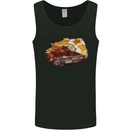 Polygonal Chameleon Mens Vest Tank Top Black