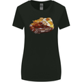 Polygonal Chameleon Womens Wider Cut T-Shirt Black