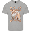 Pomeranian I Don't Give a Fluff Funny Dog Kids T-Shirt Childrens Sports Grey