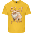 Pomeranian I Don't Give a Fluff Funny Dog Kids T-Shirt Childrens Yellow