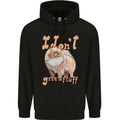 Pomeranian I Don't Give a Fluff Funny Dog Mens 80% Cotton Hoodie Black