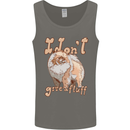Pomeranian I Don't Give a Fluff Funny Dog Mens Vest Tank Top Charcoal