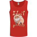 Pomeranian I Don't Give a Fluff Funny Dog Mens Vest Tank Top Red
