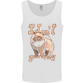 Pomeranian I Don't Give a Fluff Funny Dog Mens Vest Tank Top White