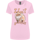Pomeranian I Don't Give a Fluff Funny Dog Womens Wider Cut T-Shirt Light Pink