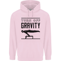 Pommel Horse Gymnastics Turn Off Gravity Gymnast Childrens Kids Hoodie Light Pink