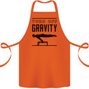 Pommel Horse Gymnastics Turn Off Gravity Gymnast Cotton Apron 100% Organic Orange