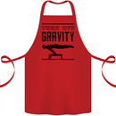 Pommel Horse Gymnastics Turn Off Gravity Gymnast Cotton Apron 100% Organic Red