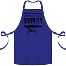 Pommel Horse Gymnastics Turn Off Gravity Gymnast Cotton Apron 100% Organic Royal Blue
