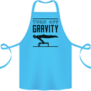 Pommel Horse Gymnastics Turn Off Gravity Gymnast Cotton Apron 100% Organic Turquoise