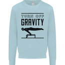 Pommel Horse Gymnastics Turn Off Gravity Gymnast Kids Sweatshirt Jumper Light Blue