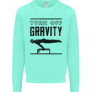 Pommel Horse Gymnastics Turn Off Gravity Gymnast Kids Sweatshirt Jumper Peppermint