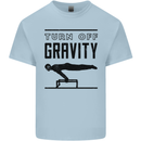 Pommel Horse Gymnastics Turn Off Gravity Gymnast Kids T-Shirt Childrens Light Blue
