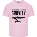 Pommel Horse Gymnastics Turn Off Gravity Gymnast Kids T-Shirt Childrens Light Pink