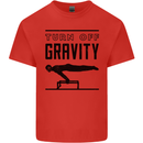 Pommel Horse Gymnastics Turn Off Gravity Gymnast Kids T-Shirt Childrens Red