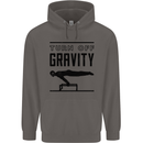 Pommel Horse Gymnastics Turn Off Gravity Gymnast Mens 80% Cotton Hoodie Charcoal