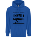 Pommel Horse Gymnastics Turn Off Gravity Gymnast Mens 80% Cotton Hoodie Royal Blue