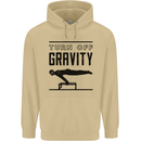 Pommel Horse Gymnastics Turn Off Gravity Gymnast Mens 80% Cotton Hoodie Sand
