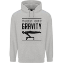 Pommel Horse Gymnastics Turn Off Gravity Gymnast Mens 80% Cotton Hoodie Sports Grey