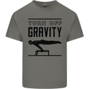 Pommel Horse Gymnastics Turn Off Gravity Gymnast Mens Cotton T-Shirt Tee Top Charcoal