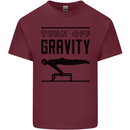 Pommel Horse Gymnastics Turn Off Gravity Gymnast Mens Cotton T-Shirt Tee Top Maroon