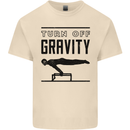 Pommel Horse Gymnastics Turn Off Gravity Gymnast Mens Cotton T-Shirt Tee Top Natural