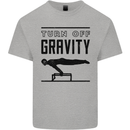 Pommel Horse Gymnastics Turn Off Gravity Gymnast Mens Cotton T-Shirt Tee Top Sports Grey