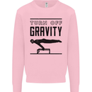 Pommel Horse Gymnastics Turn Off Gravity Gymnast Mens Sweatshirt Jumper Light Pink